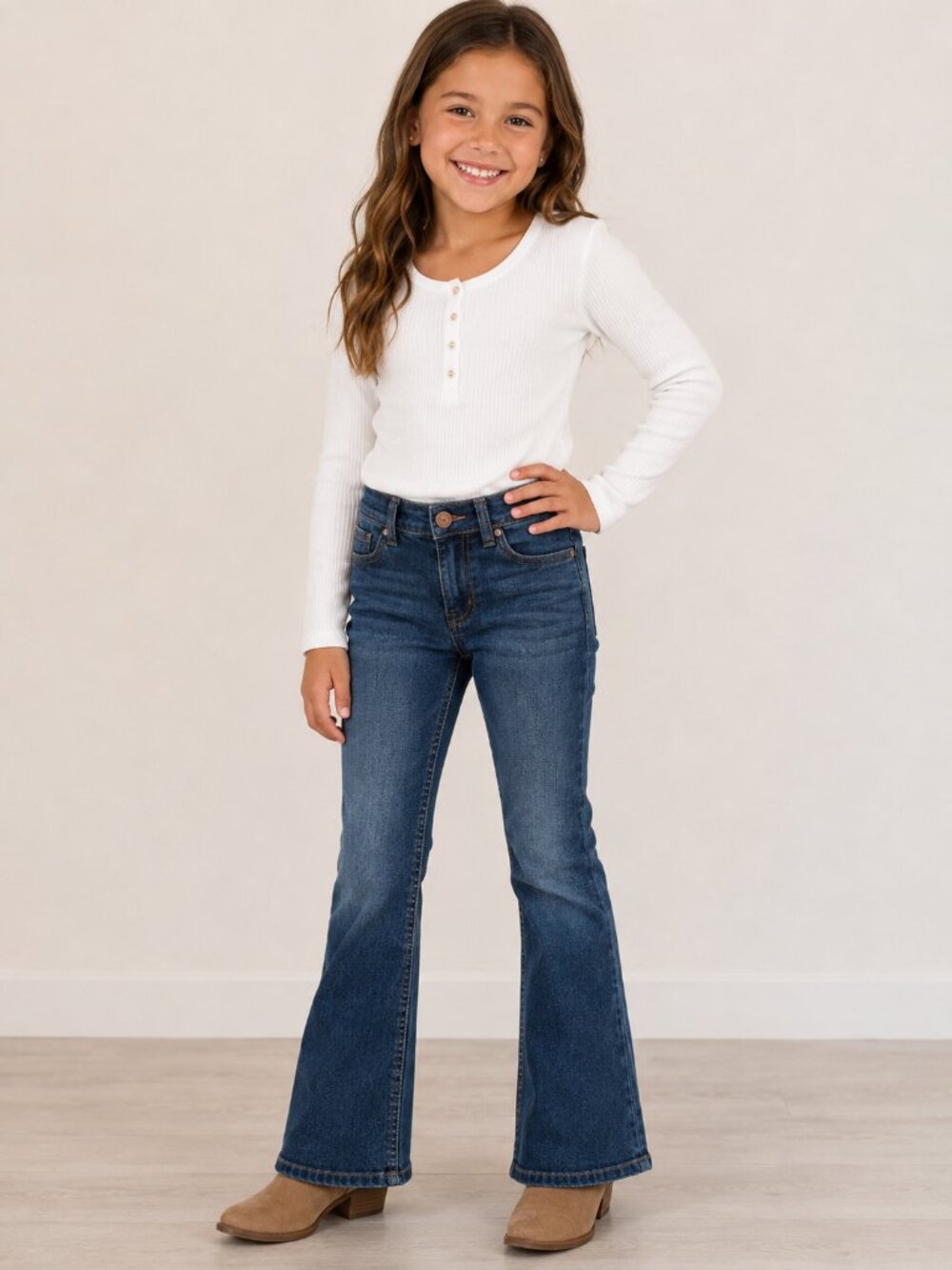 Jordache Girls Size 8 Bootcut Stretch Jeans